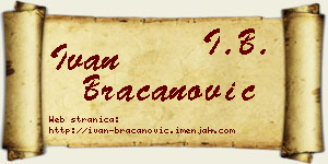 Ivan Bracanović vizit kartica